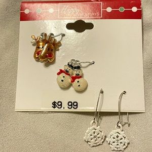 Holiday earring set